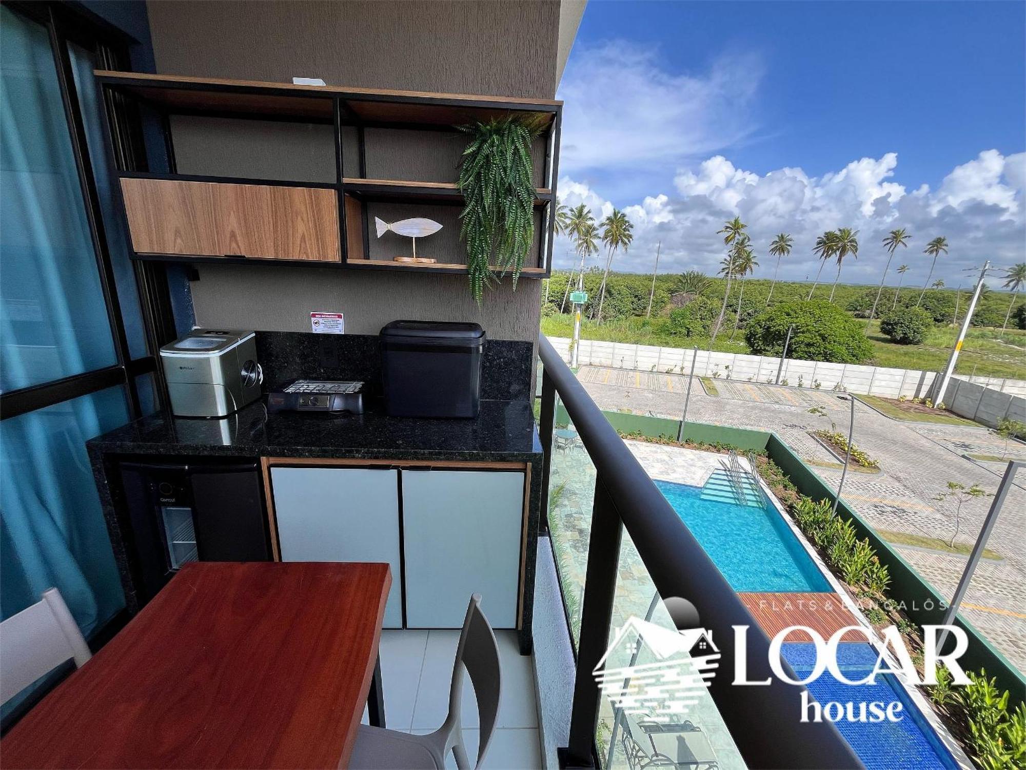 Flat Luxo Com Varanda Gourmet No Makia Em Muro Alto 4 Pessoas Apartamento Pôrto das Galinhas